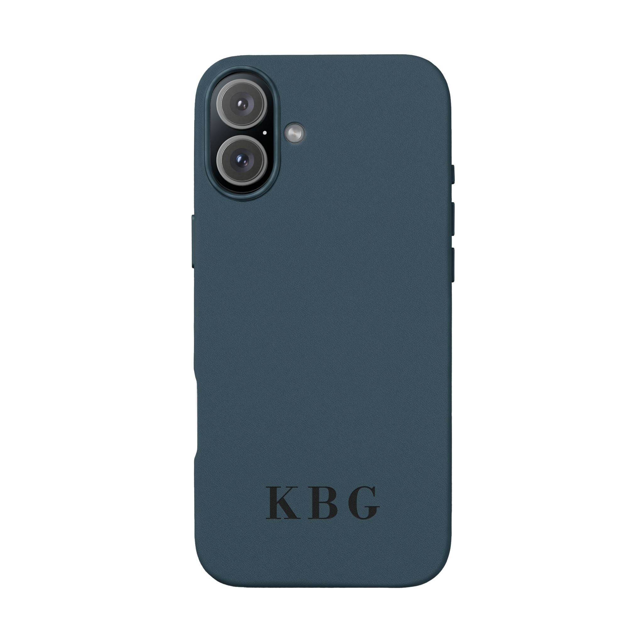 Custom Engraved PU Leather Phone Case | Personalized Monogram