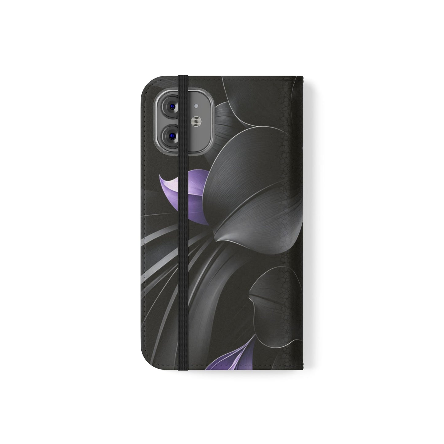 Midnight Lavender™ Flip Case for iPhone | Premium Vegan Leather Wallet Case