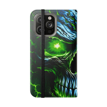 NecroVolt™ Flip Wallet Case for iPhone