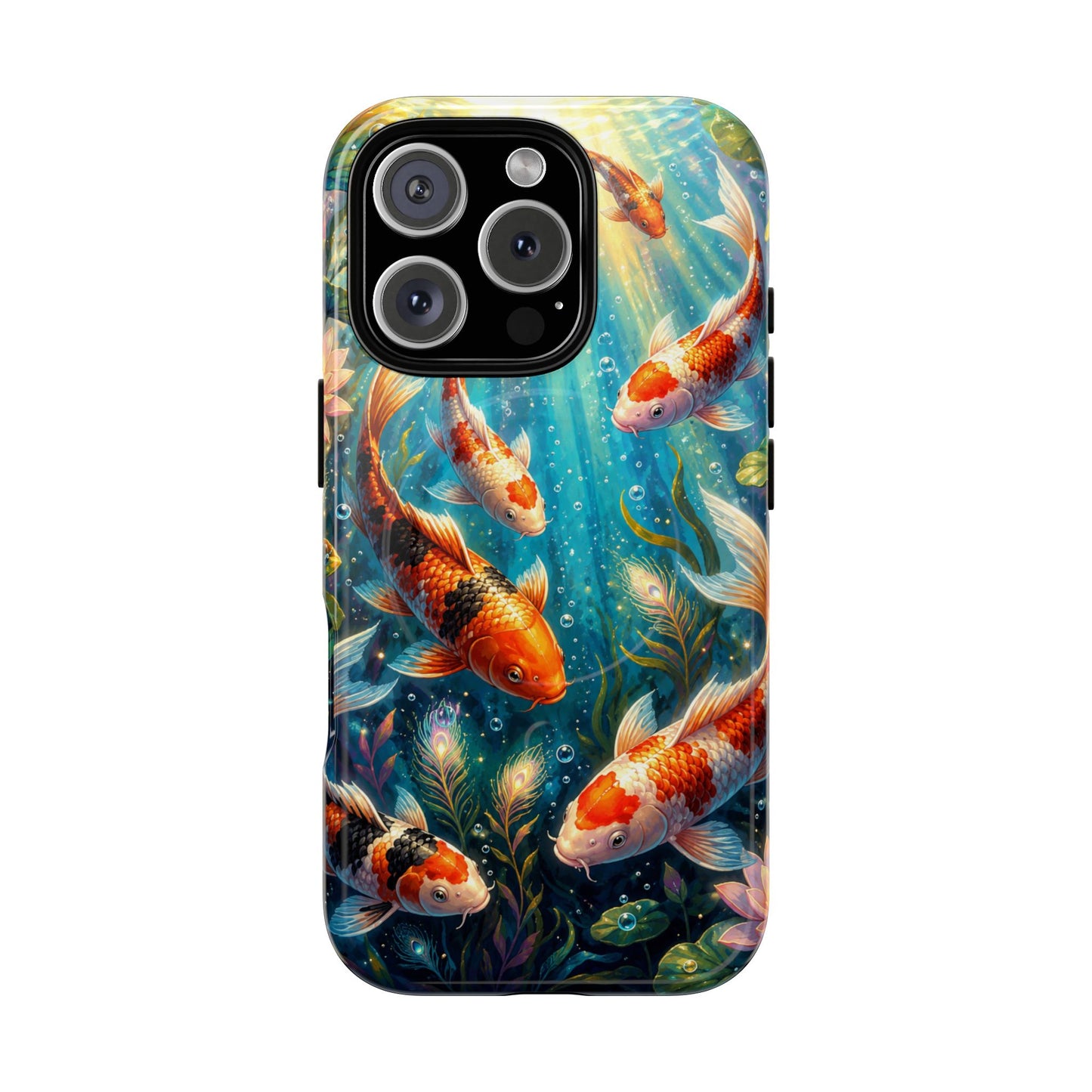 Koi Serenity™ Tough Magnetic Case for iPhone (MagSafe Compatible)