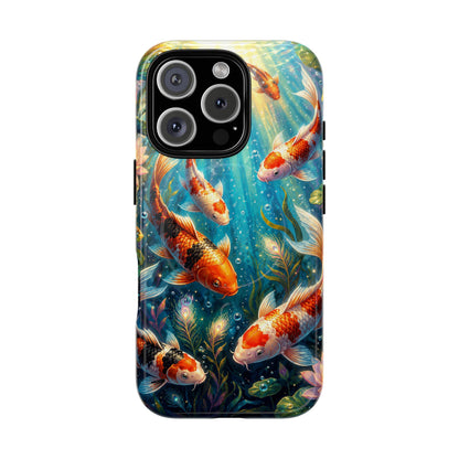 Koi Serenity™ Tough Magnetic Case for iPhone (MagSafe Compatible)