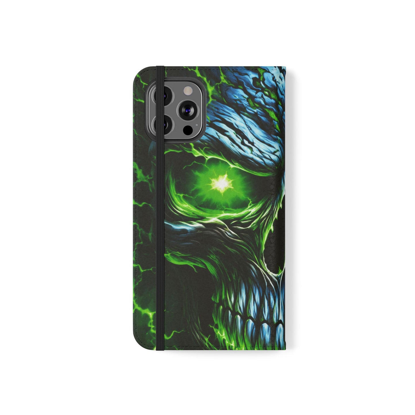 NecroVolt™ Flip Wallet Case for iPhone
