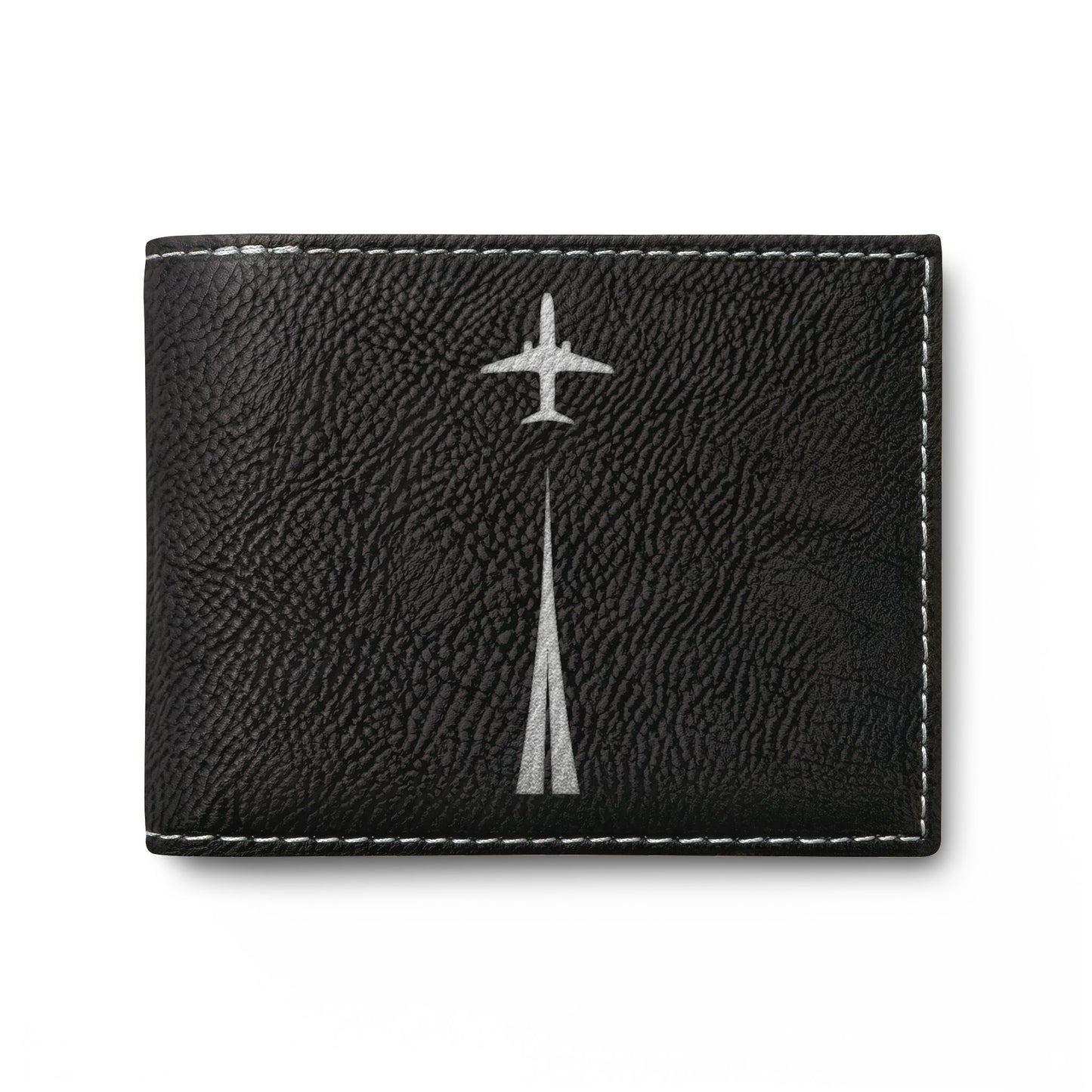 Personalized Take Off™ RFID Bi-Fold Wallet with Flip-Up ID Holder | Custom Engraved Travel Wallet
