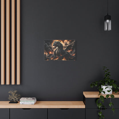 Ashen Dominion™ Matte Stretched Canvas Wall Art (1.25")