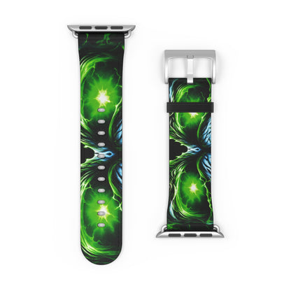 NecroVolt™ Apple Watch Band | Gothic Faux Leather Watch Strap