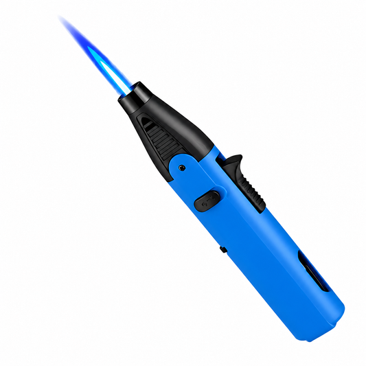 Briquet torche bleu