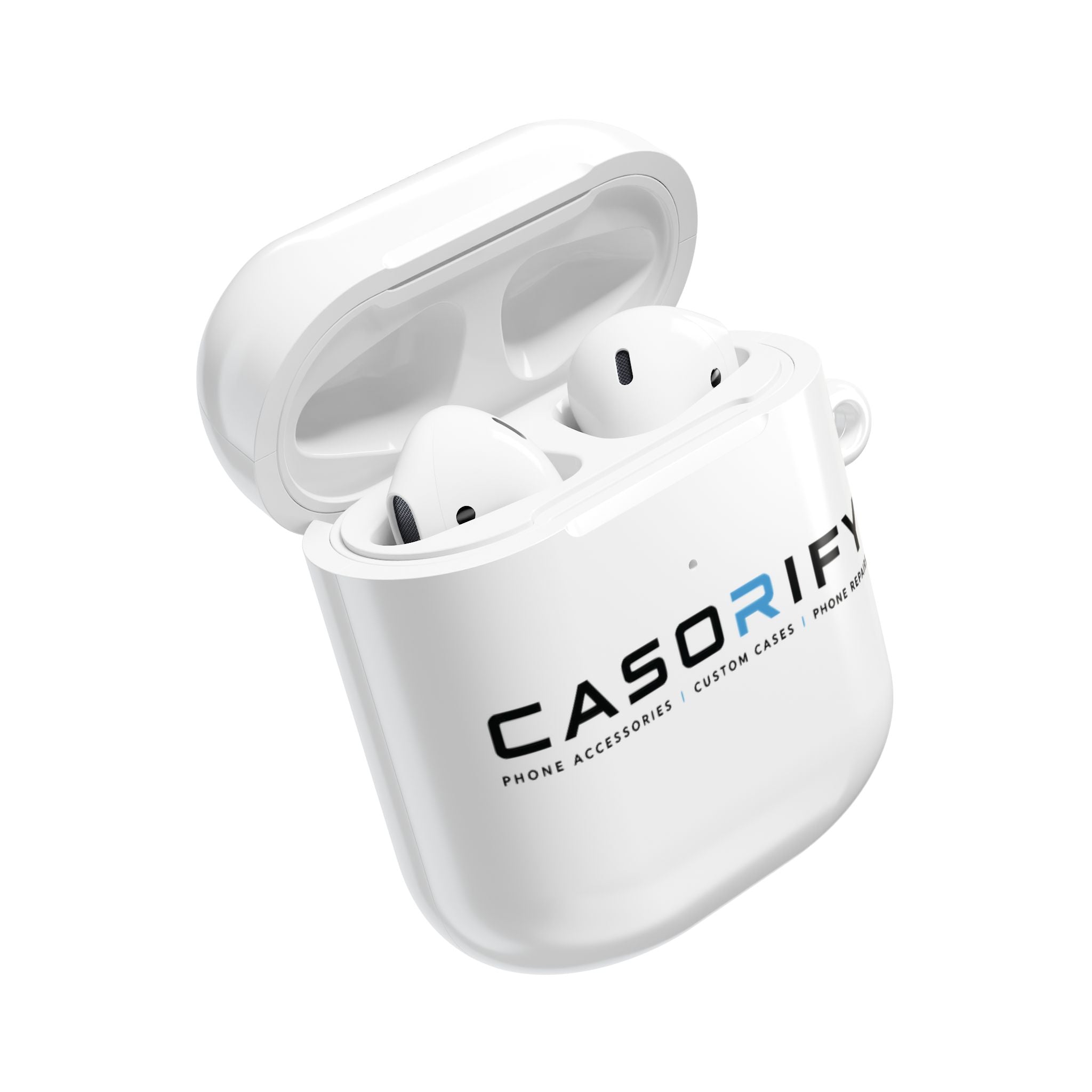 Casorify® Premium AirPods Protective Case with Carabiner | Gloss Finish