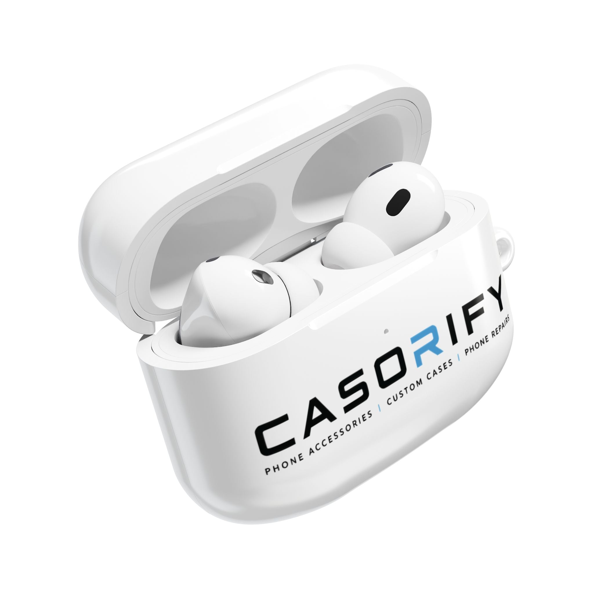 Casorify® Premium AirPods Protective Case with Carabiner | Gloss Finish
