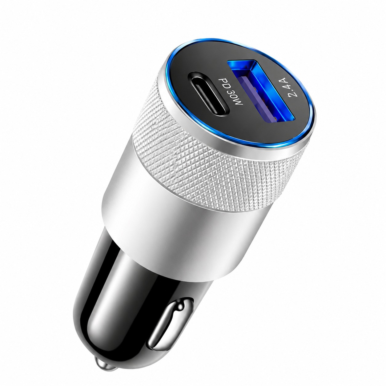 Dual-Port PD & QC 3.0 Fast Car Charger