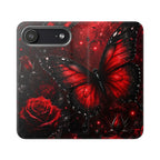 Crimson Metamorphosis™ Flip Wallet Case for iPhone