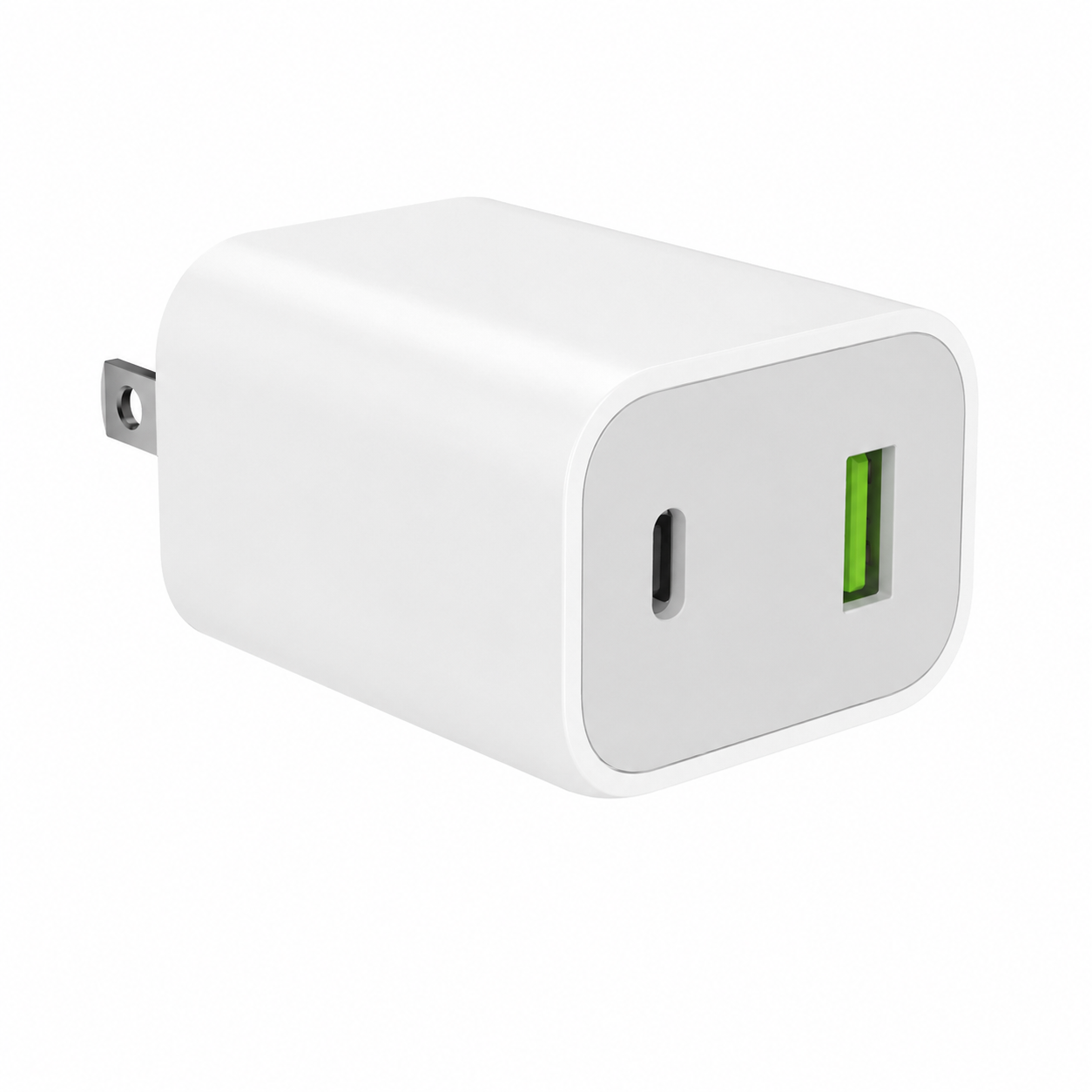 Dual-Port USB-C PD & USB-A Fast Wall Charger